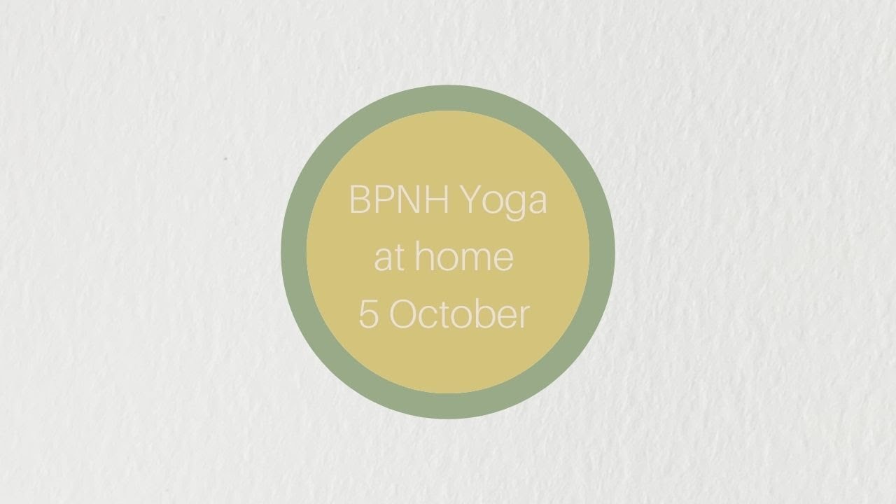 BPNH Yoga at home