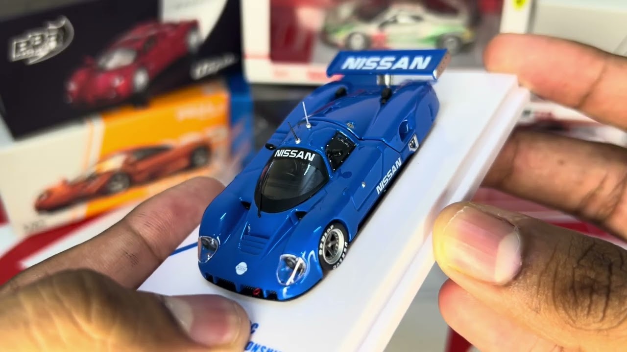 Inno64 Nissan R89C | Обзор литой модели 1:64 | Чемпионат мира по спортивным автомобилям 1989 года...