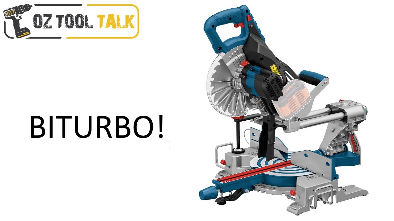 Bosch BITURBO Mitre Saw 8-1/2-in GCM 18V 216 - 216mm SCMS Dropsaw 18V  (2019)