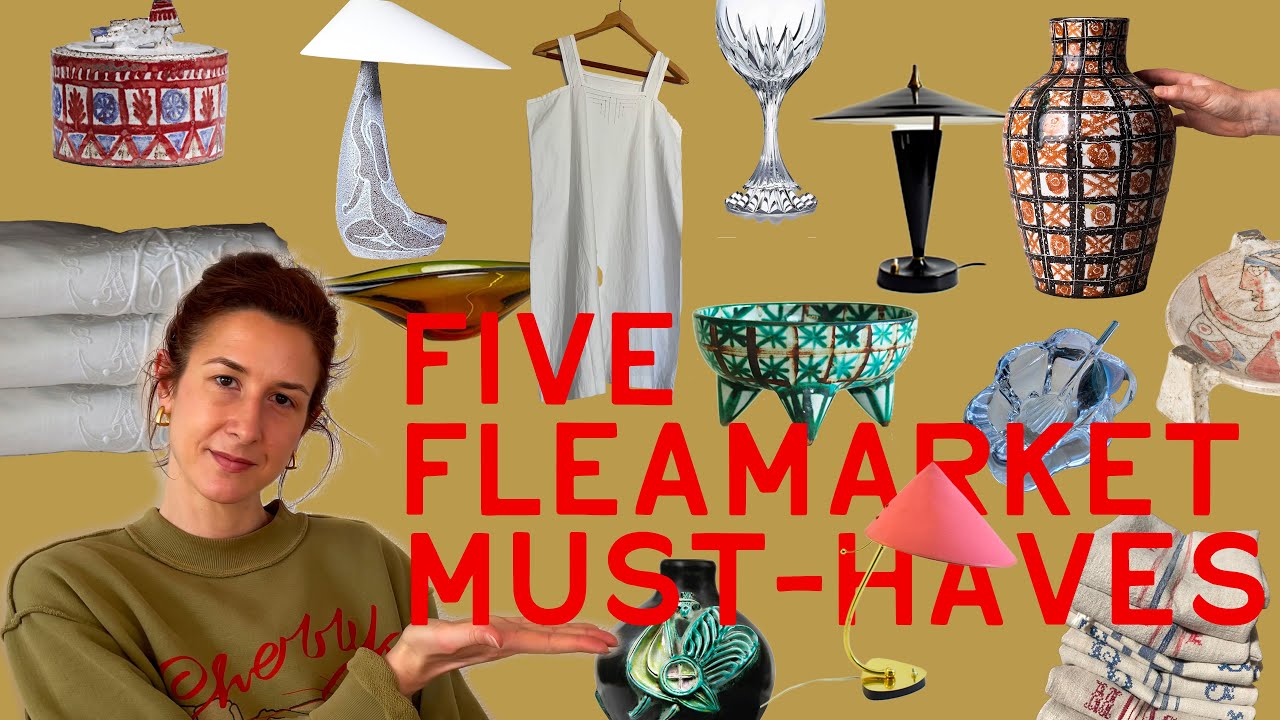 5 Fleamarket Finds You Should NEVER Miss (Designer's Guide)