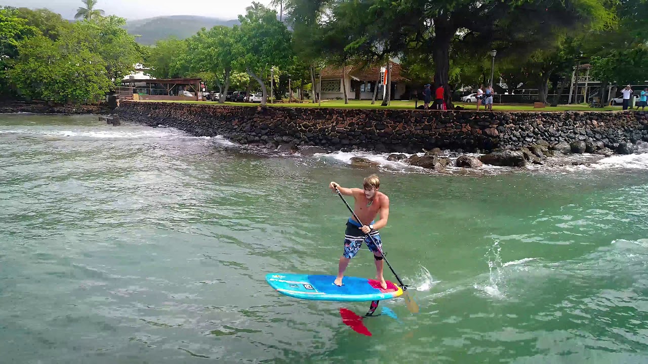 Zane Schweitzer Hydrofoil Surfing on Maui