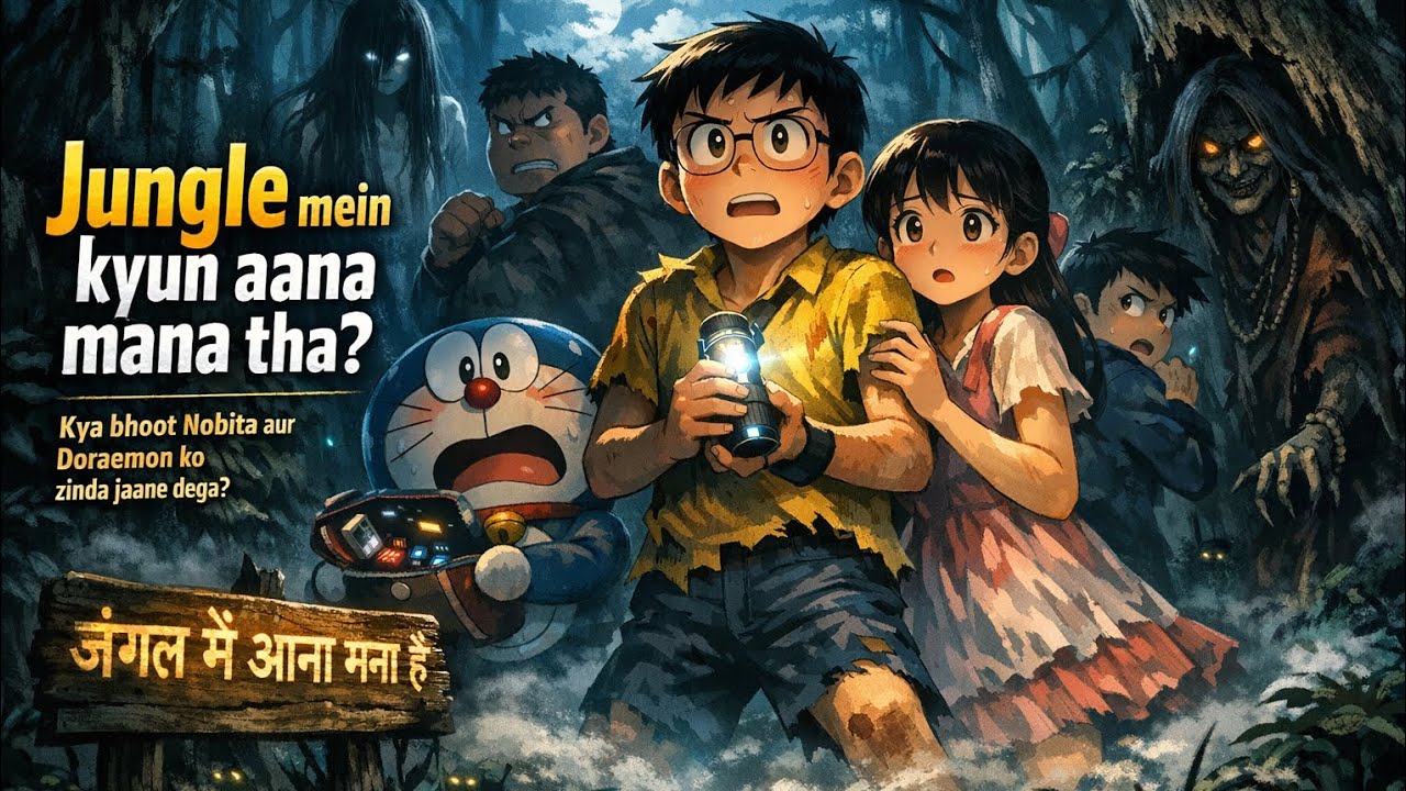 Aana Mana Hai’kyun likha tha?Doraemon Nobita ko bhoot se bacha payega|Doremon and Nobita moral story