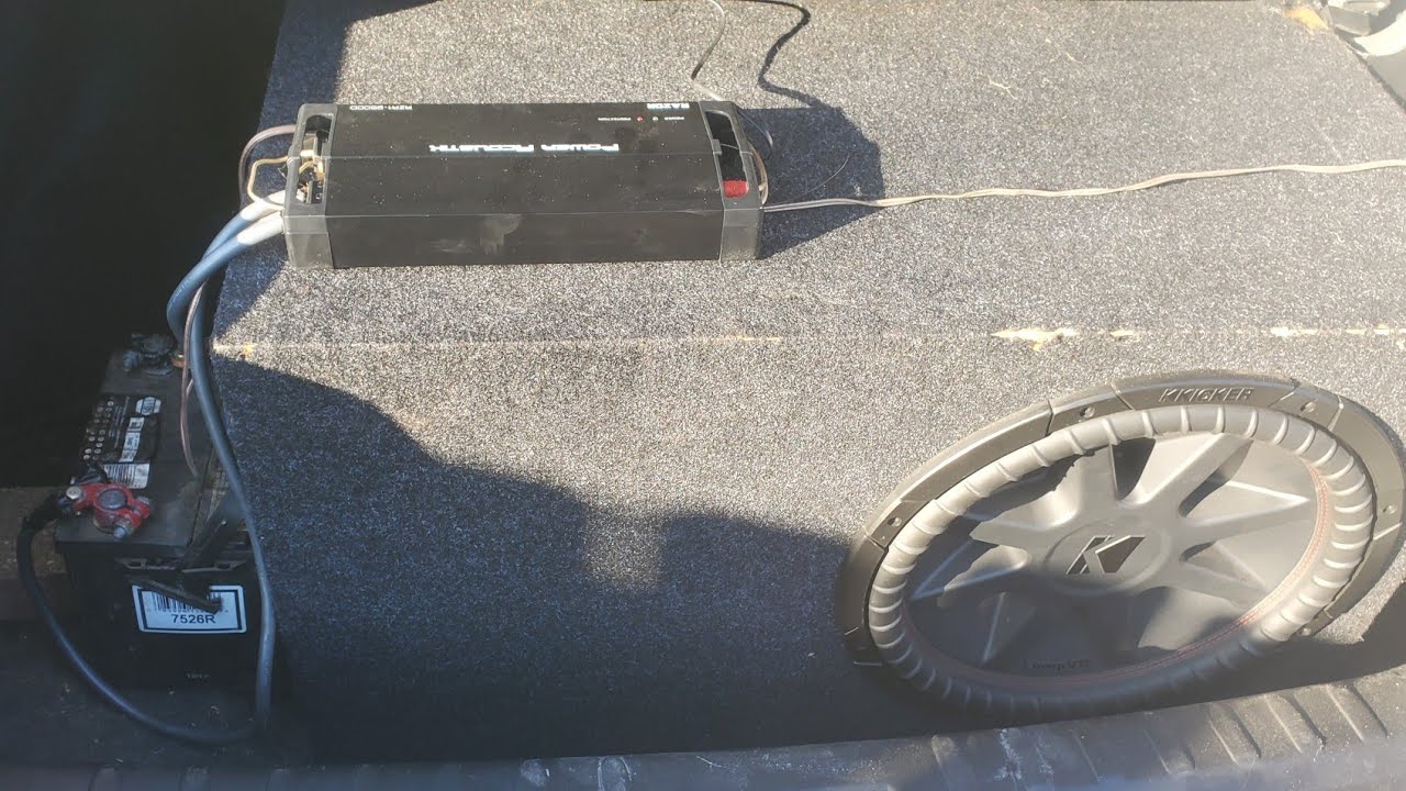 Kicker Comp 15 power by Power Acoustic Razor 2500