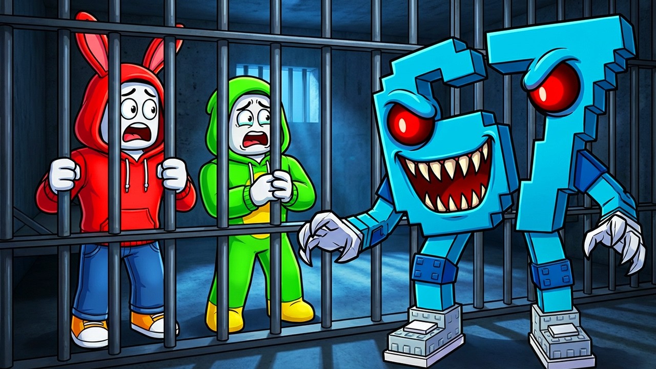 We're TRAPPED in GIANT 67 PRISON?!? (Mikey & JJ ROBLOX)