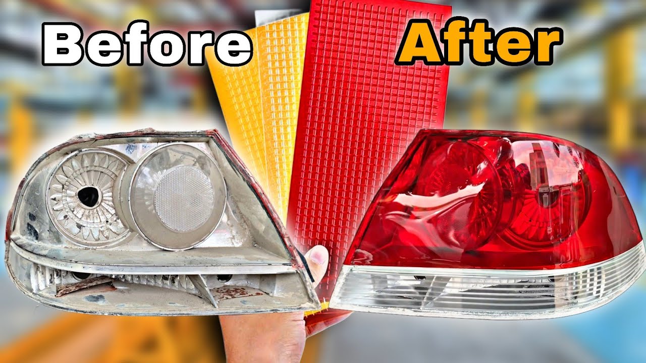 Repairing Car Tail Light Broken Lens in Just 3$ || How do You Fix a Broken Tail Light Lens