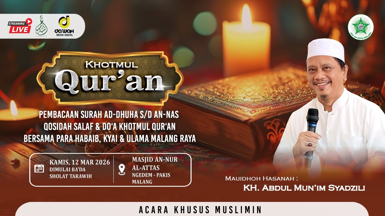 🔴[LIVE] KHOTMUL QUR'AN MALAM 23 RAMADHAN 1447 H | MASJID AN-NUR AL-ATTAS, NGEDEM PAKIS - MALANG
