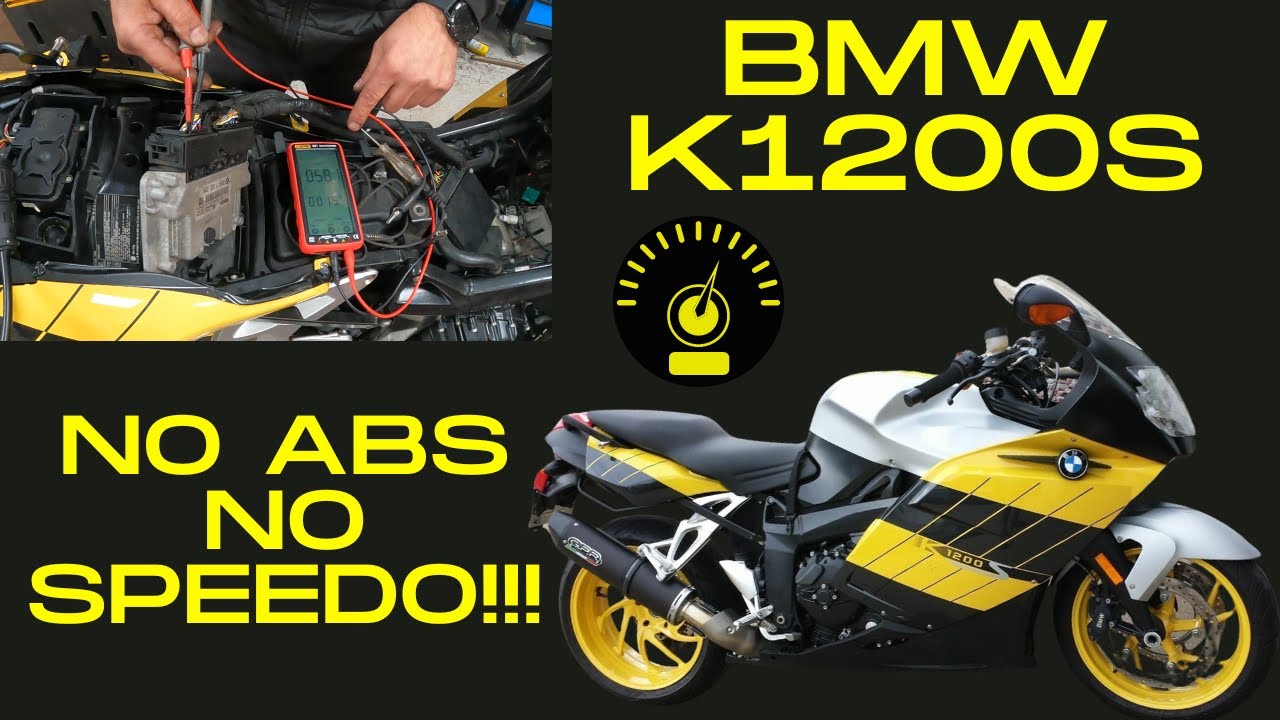 BMW K1200S ABS issues and no speedo!!!