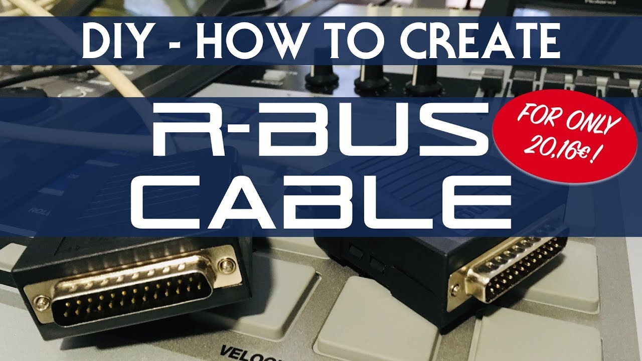 DIY- Create your own 20€ R-Bus cable for Roland equipment