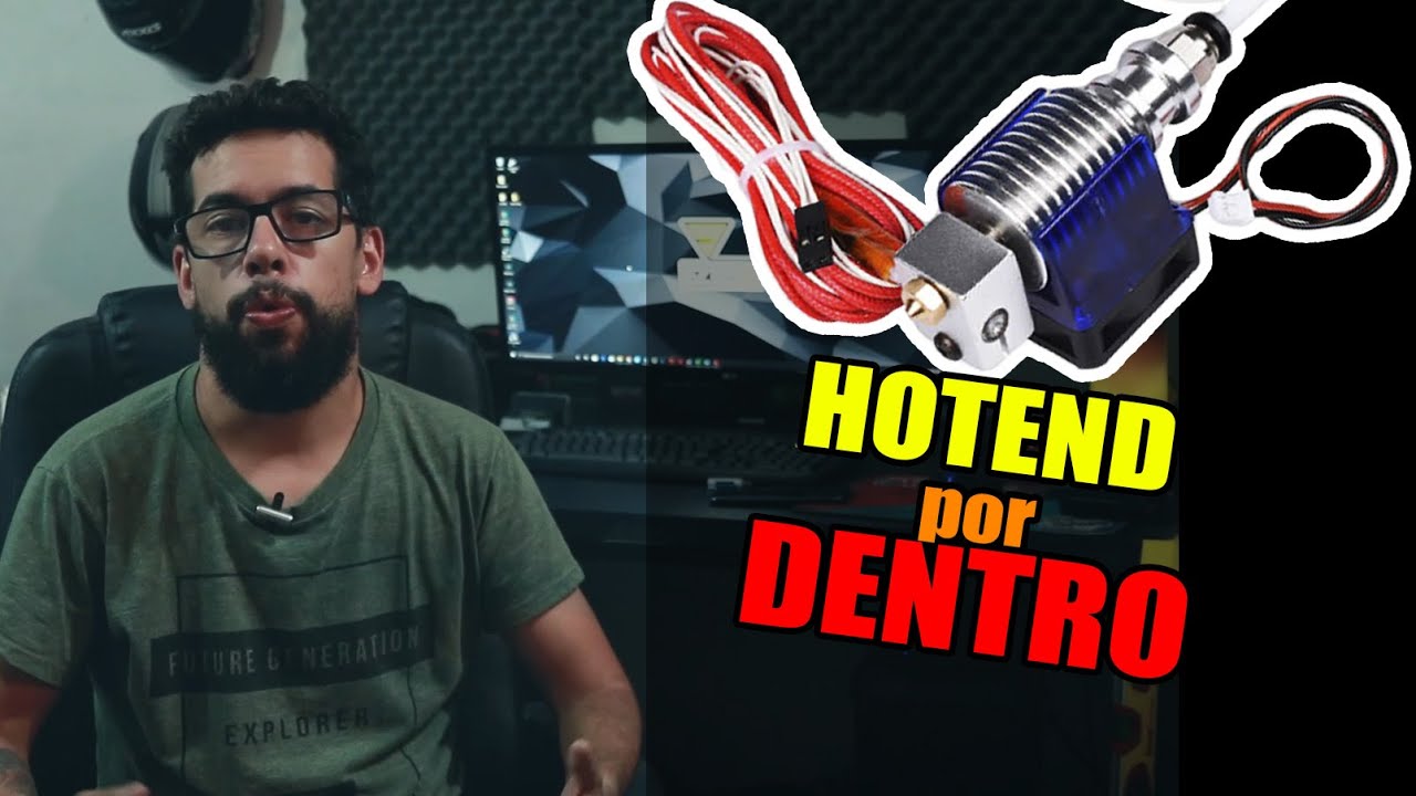 Como funciona e quais problemas comuns em um Hotend (E3D V6)