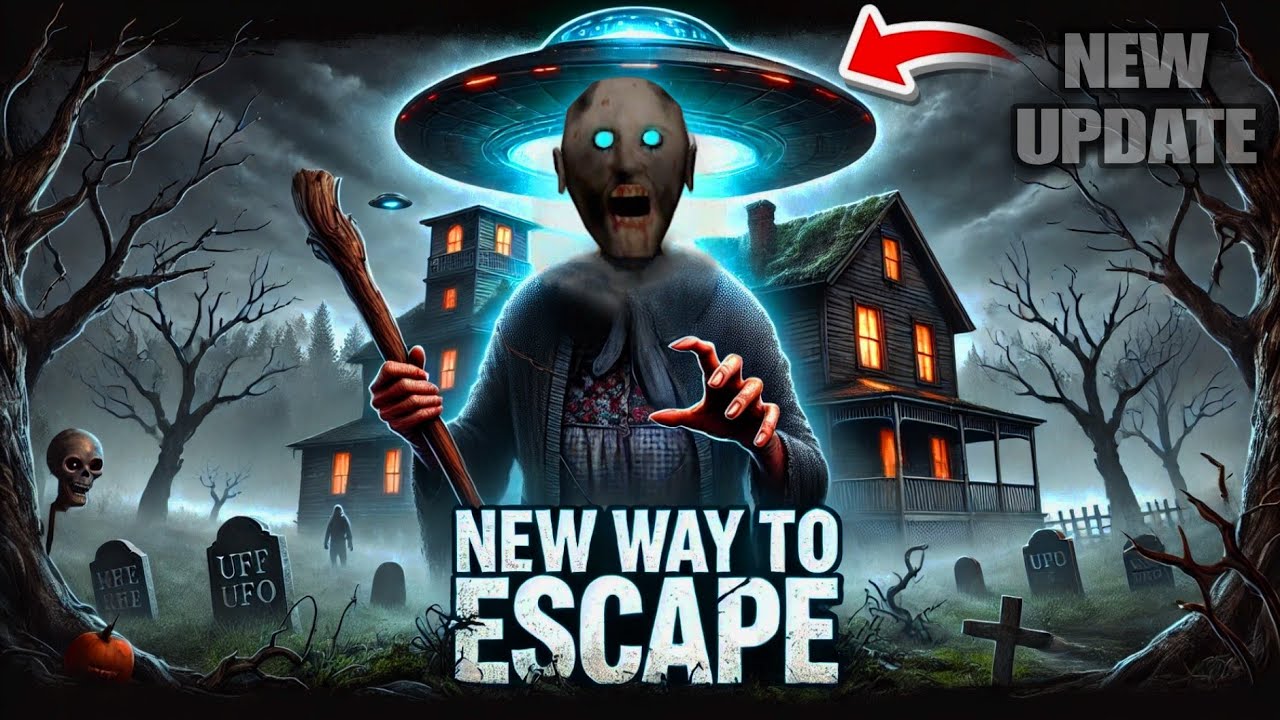 Granny v1.9 - New Escape Route With UFO & with New Enemy Added (Unofficial Update)