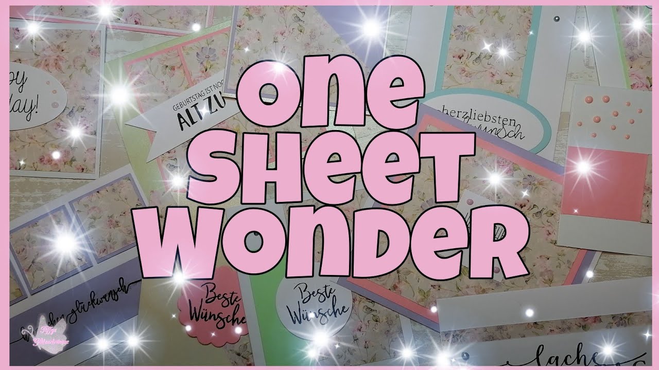 💕 One Sheet Wonder 💕 12 Karten