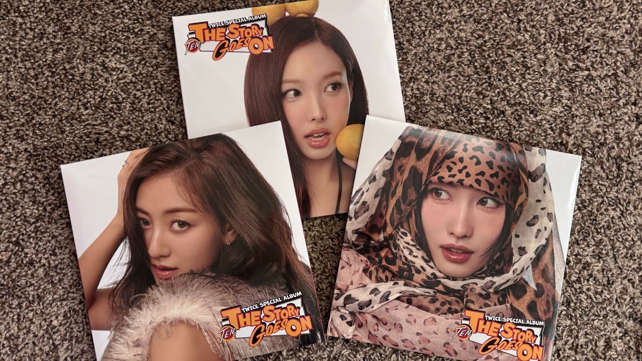 TWICE The story goes on album unboxing!