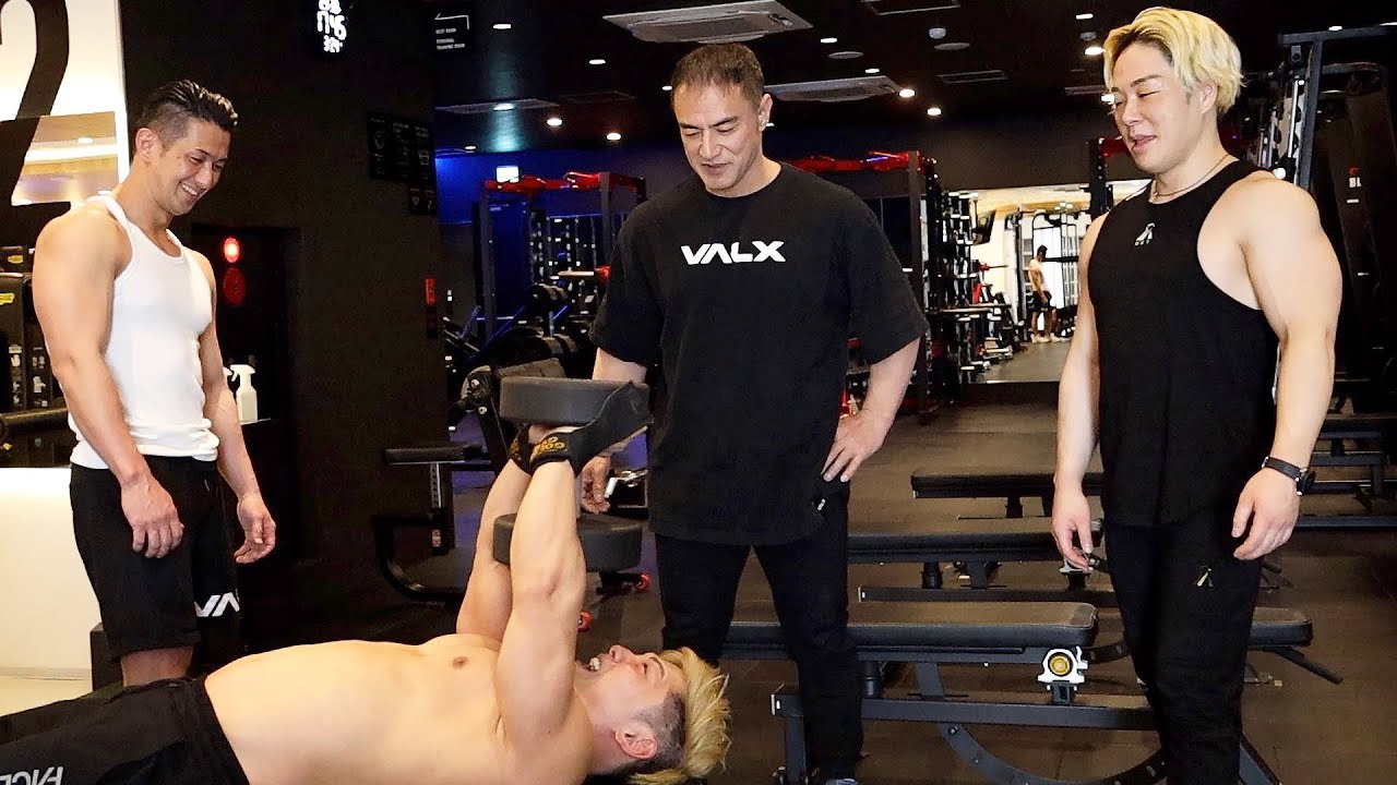 【悶絶】サイヤマンに山本式背中トレやらせてみたwww