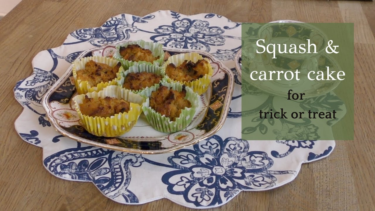 Squash & carrot cake - a healthier alternative for Trick or Treat