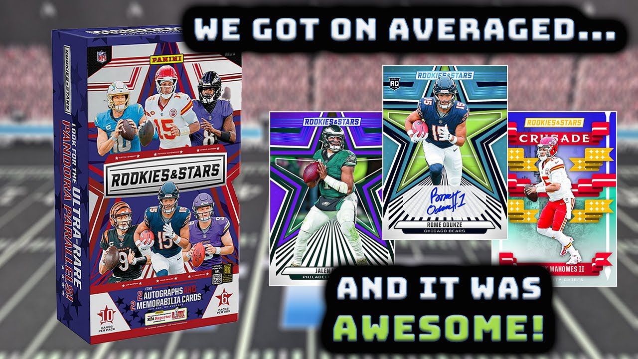 2024 Rookies & Stars Football Hobby Box Review! One of OUR Favorites!