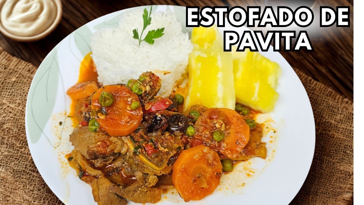 Estofado de Pavita, Receta casera