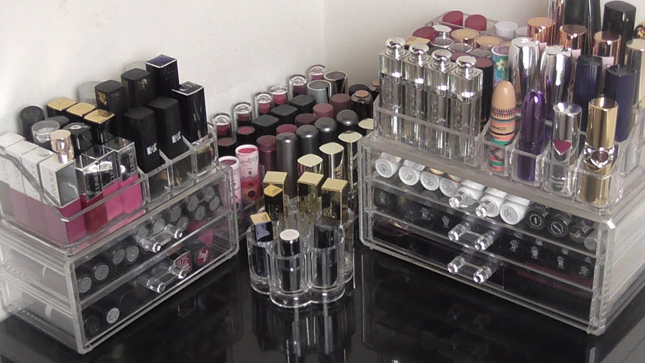 La mia ORGANIZZAZIONE MAKE UP -update 2018- (make up, smalti, tools)