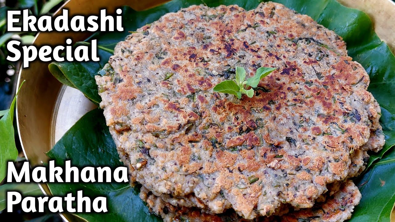 Ekadashi Special Makhana Paratha || Makhana Paratha || Iskcon Prasad || Krishna's Cuisine #makhana