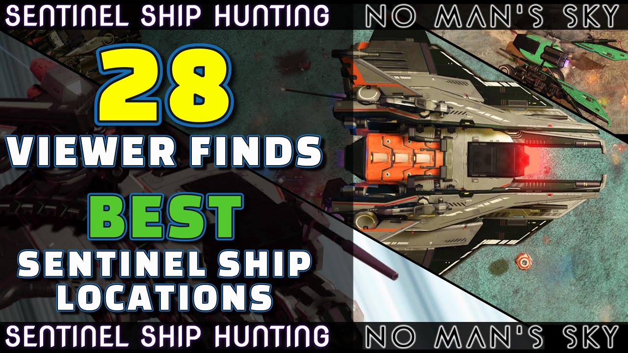 28 Insane Sentinel Ship Locations | No Man's Sky Echoes