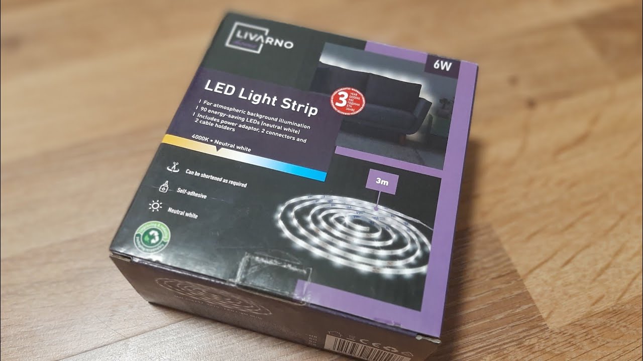 Unboxing and test cheep Lidl LED strip
