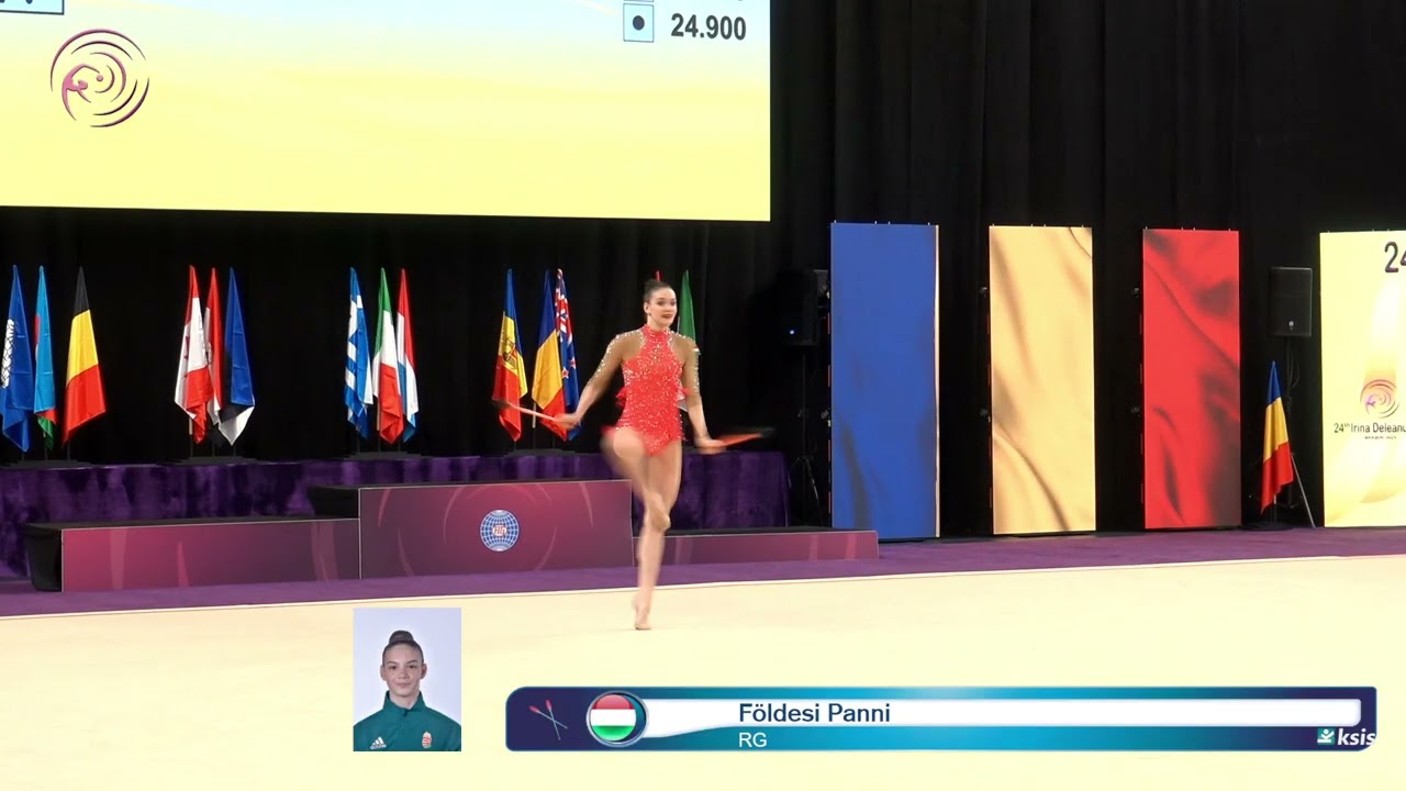 Földesi  Panni HUN 🎀 24th Irina Deleanu Cup 2025 FIG Seniors Clubs RG #rhythmicgymnastics