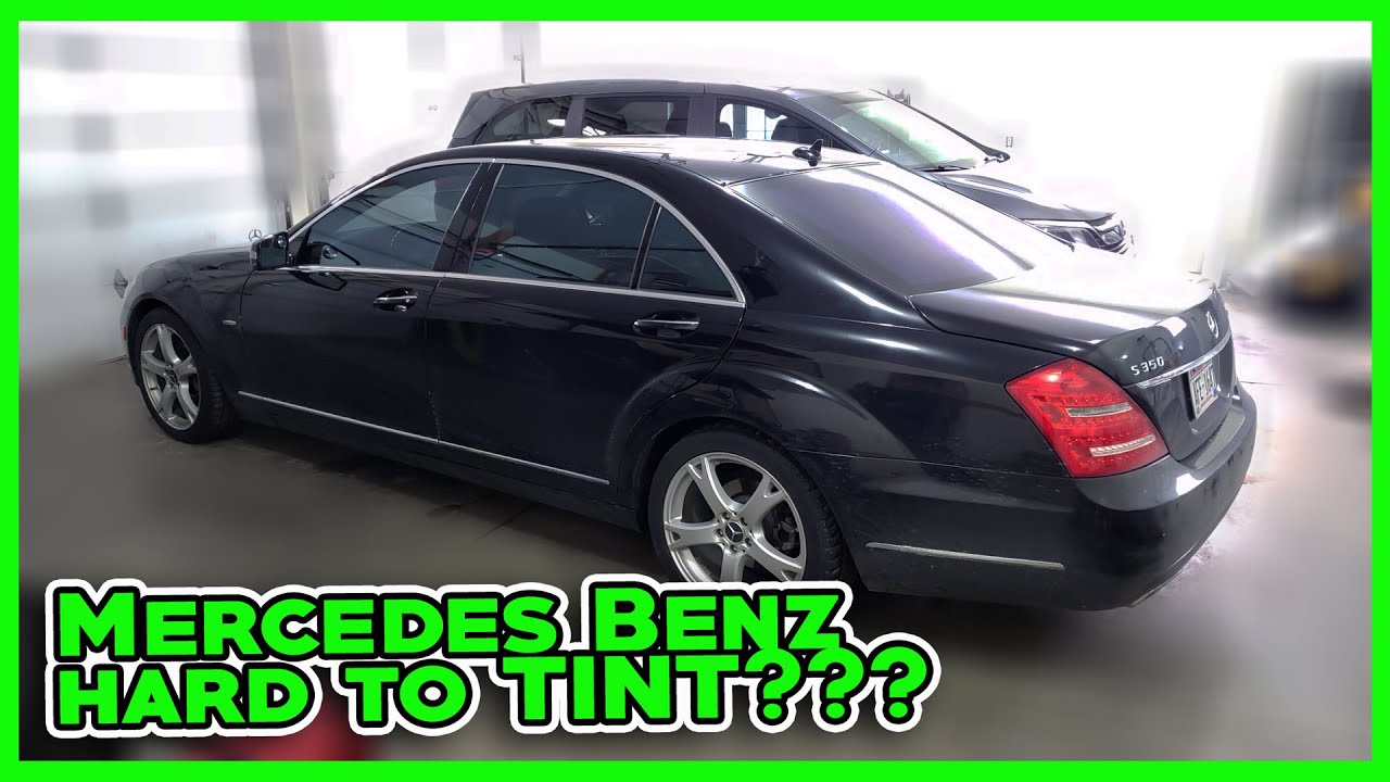 Is WINDOW TINTING a Mercedes-Benz HARDER than a Honda???