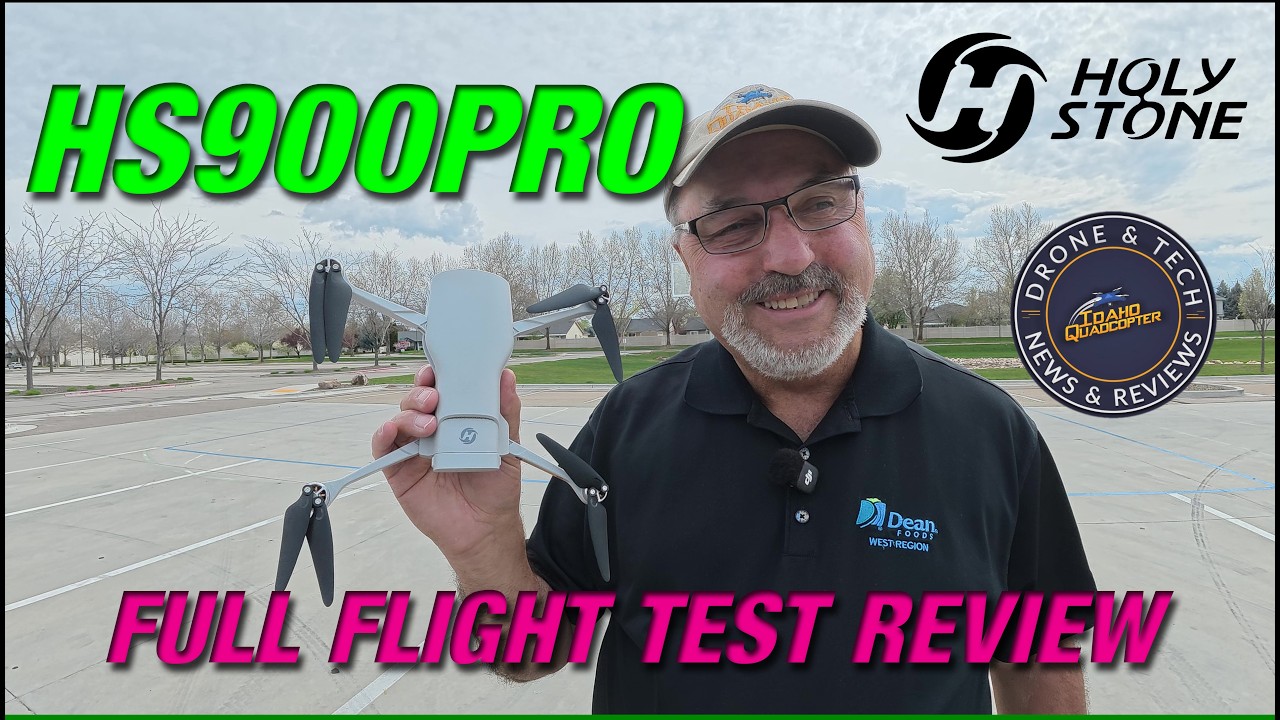 Тест-драйв и распаковка Holy Stone HS900 PRO, новая версия!