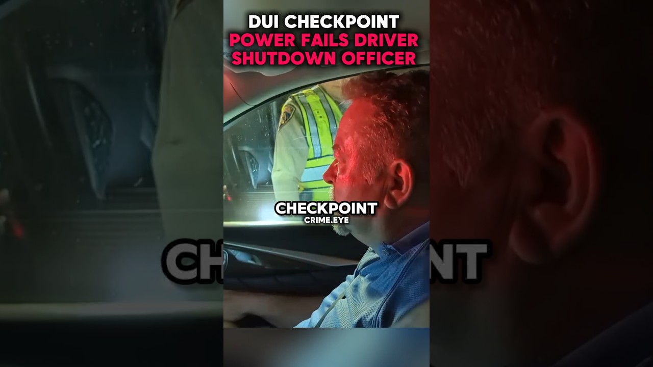 DUI Checkpoint Power Flex Fails Watch Checkpoint Con Completely Collapse!