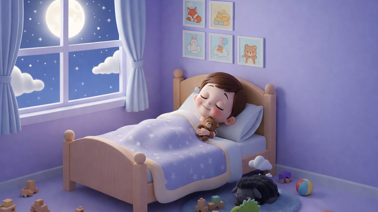 Baa Baa Black Sheep – Gentle Lullaby for Deep Sleep | 25 Min Bedtime Music