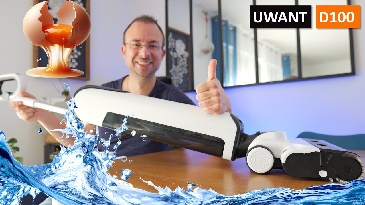 UWant D100 - Le bon rapport prix performance des balais laveur de sols
