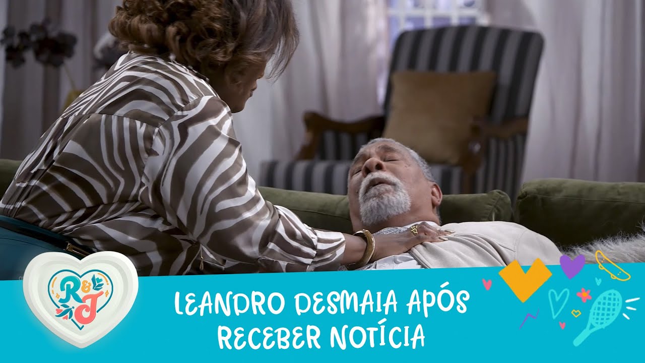 Leandro desmaia após descobrir que Romeu não acordou | A Infância de Romeu e Julieta