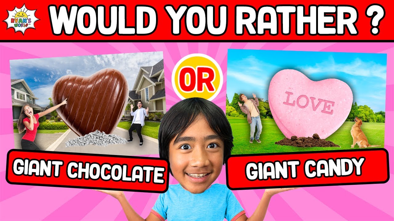 Would You Rather..? Ryan's World Valentine's Edition!