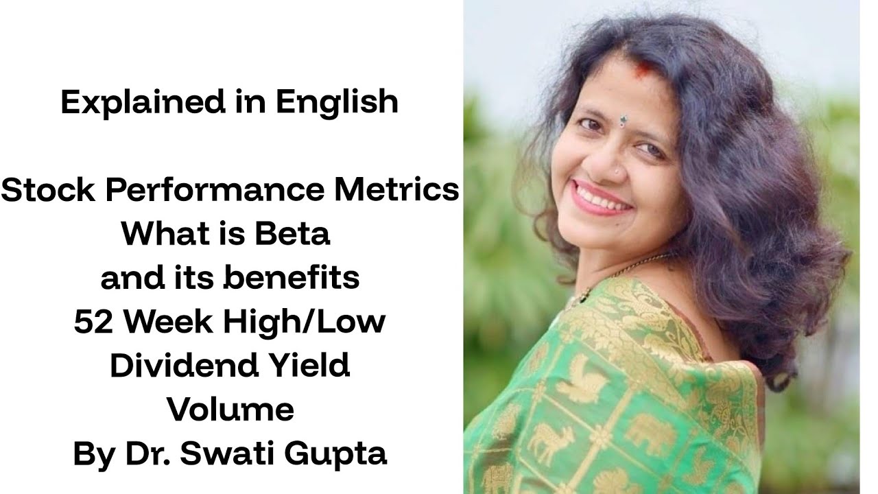 Stock Performance Metrics- Beta,52 Week High/Low, Dividend Yield, Volume by Dr. Swati Gupta