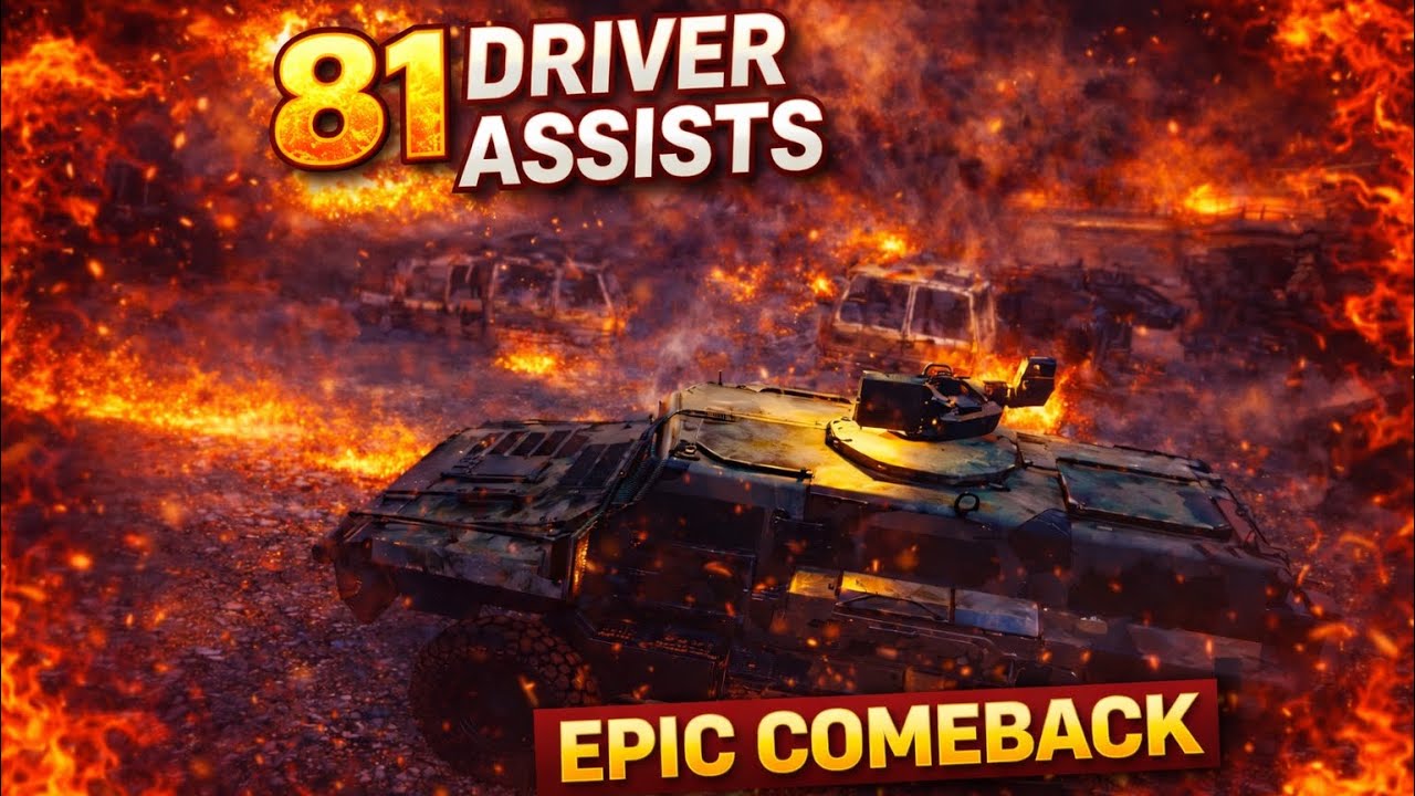 Armored Vehicle Chaos Game – 81 Driver Assists & a Last-Second Comeback | Battlefield 6 