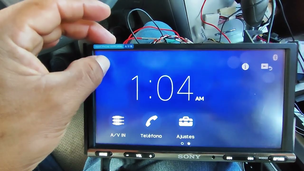 MANDO AL VOLANTE SIN INTERFAZ, SONY XAV-AX3200 EN UN 2008 TOYOTA SOLARA #Sony #Toyota #solara