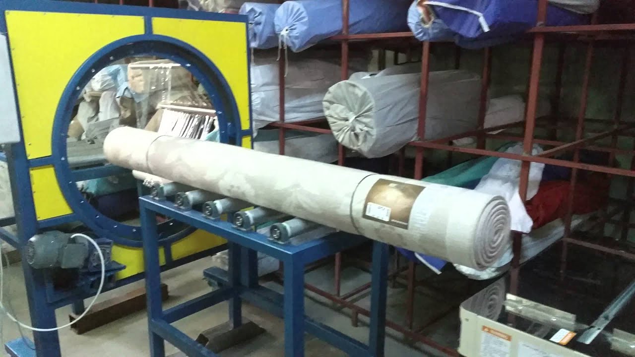 Halı Streçleme Makinası // Halı Paketleme Makinesi \\(İmaj makina,Halı yıkama makinaları)