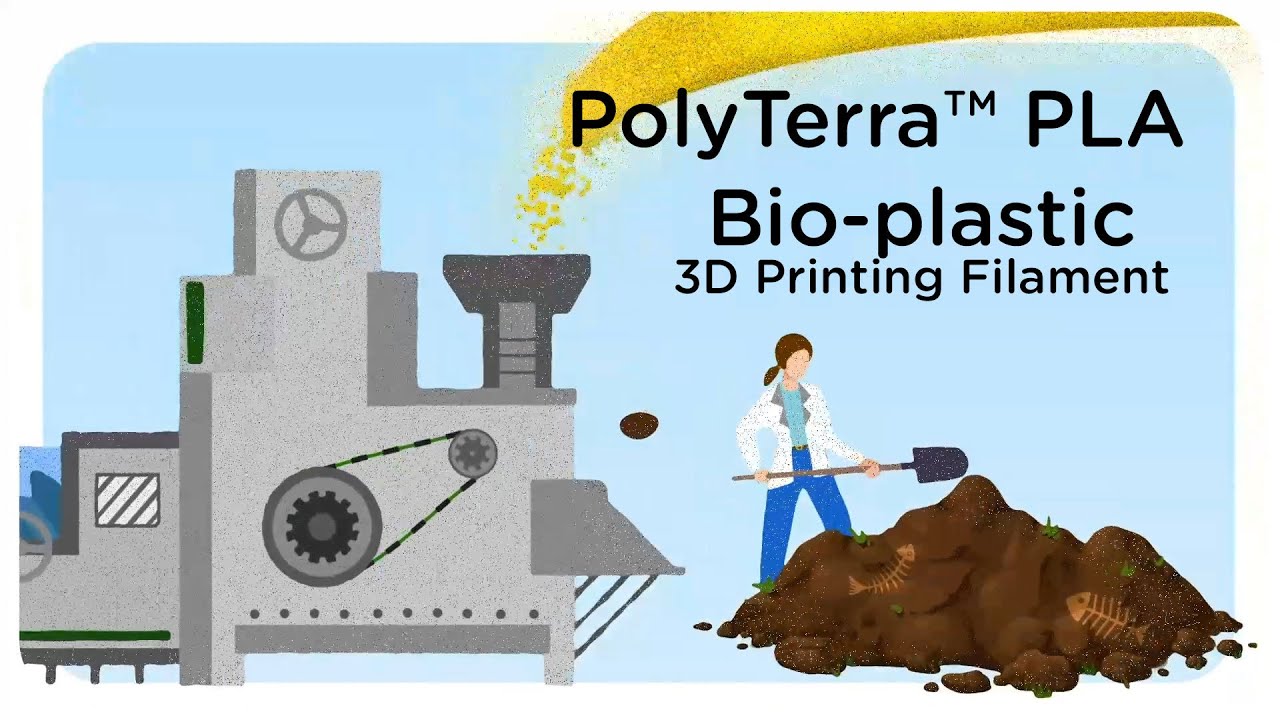 Bio-plastic Matte 3D Printing Filament