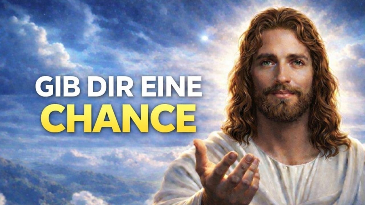 JESUS : GIB DIR EINE CHANCE ! HÖRE DIE BOTSCHAFTEN GOTTES ✨