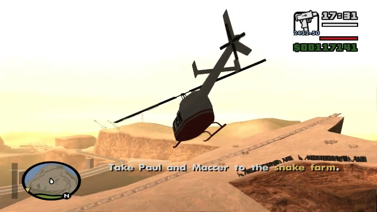GTA SA: Kent Paul pukes in the vehicle and Maccer pees inside it