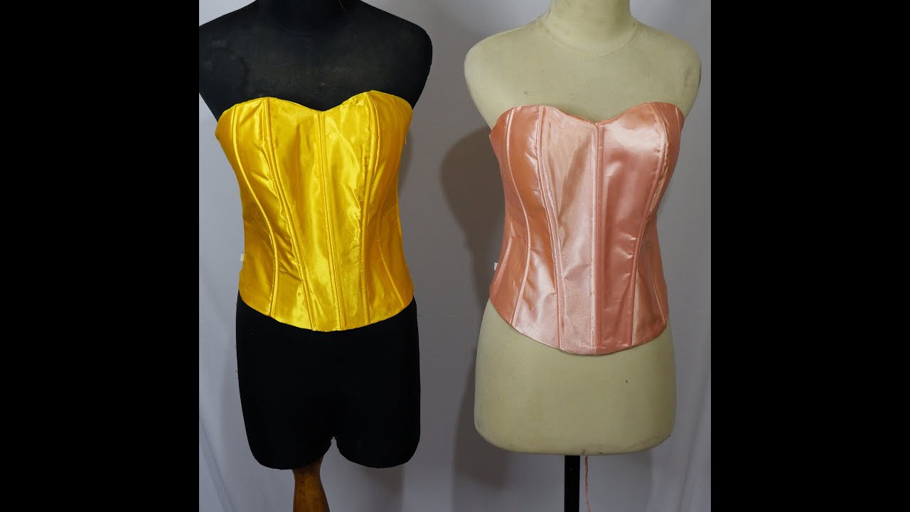 kamisol satin longtorso pengantin kemben tulang 8 kamisol kebaya kuning