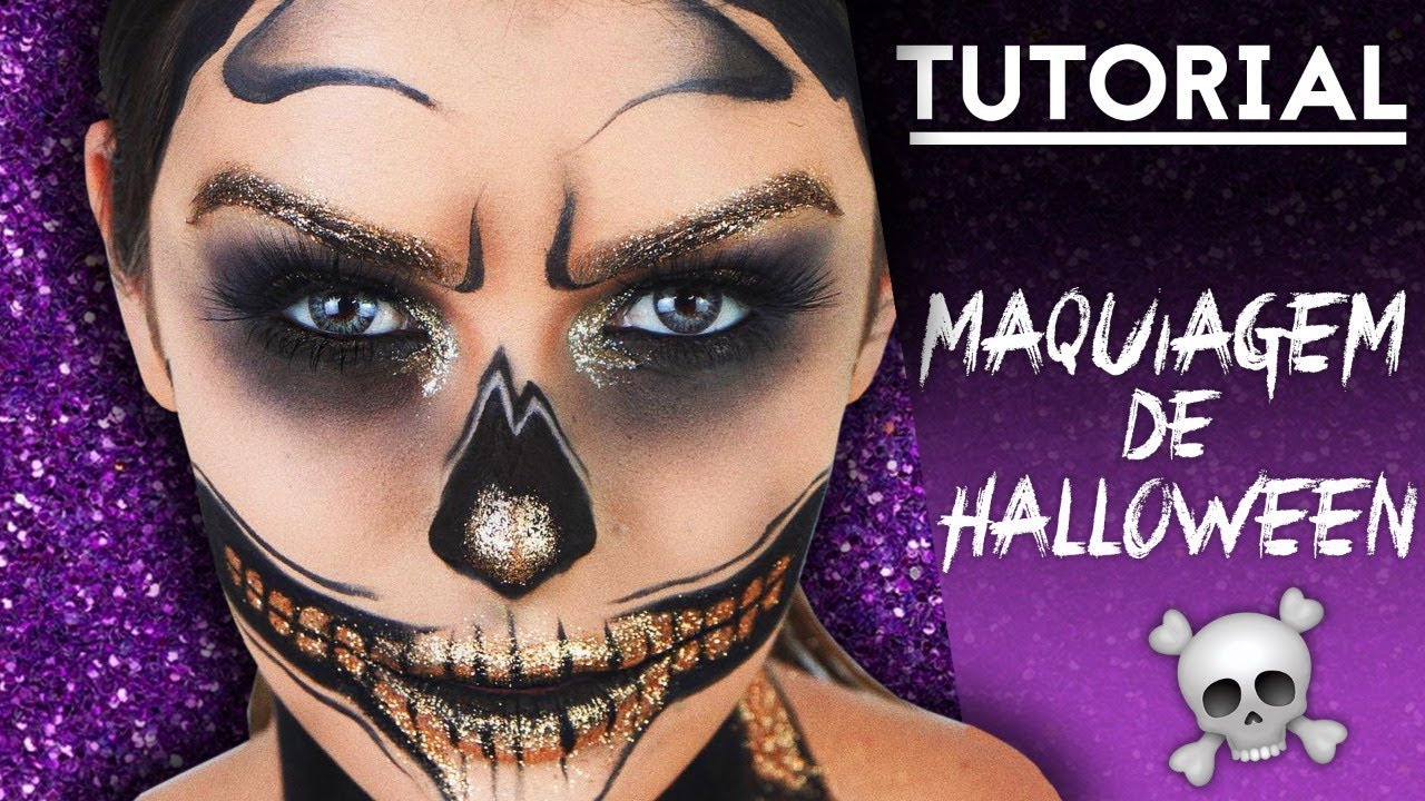 Como fazer? caveira brilhante para o halloween 💀