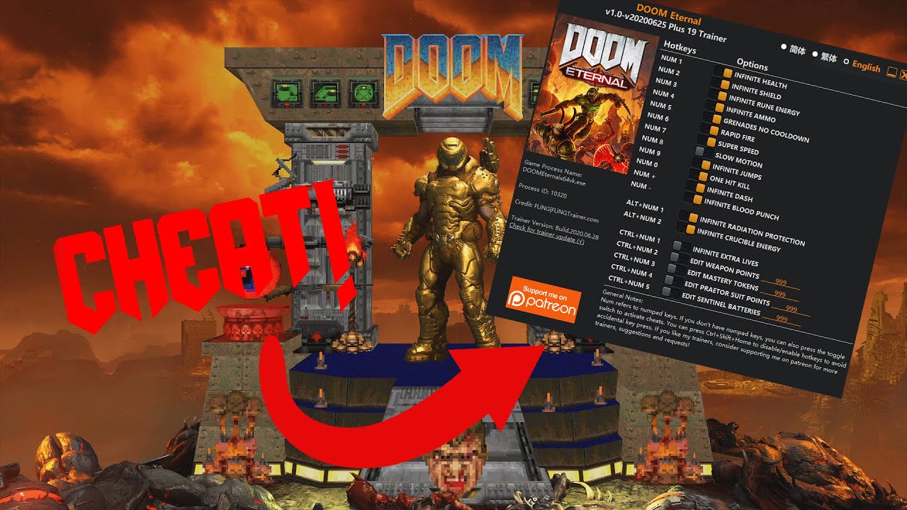 Doom Eternal Cheat tool! | FLiNG Trainer