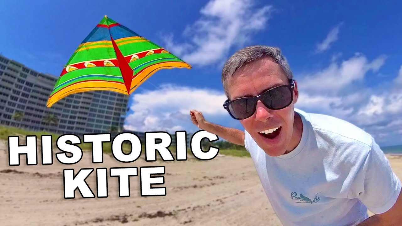 Flying a Historic Vintage Delta Kite