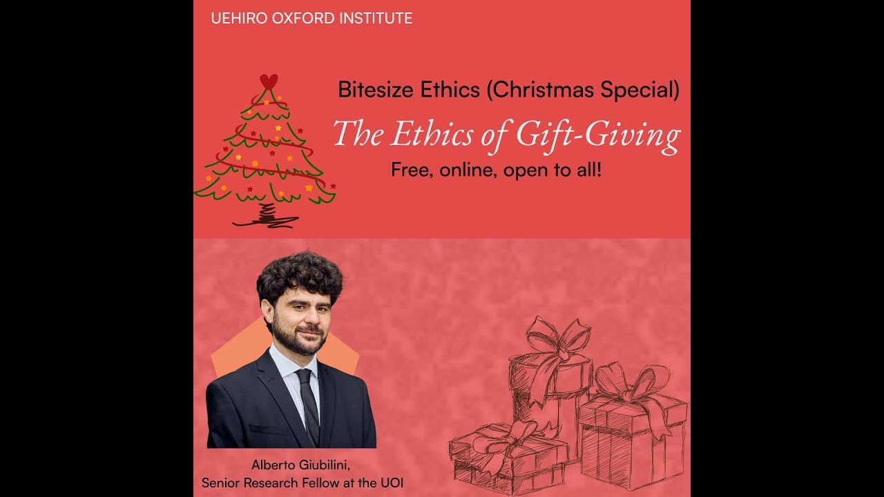 Специальный рождественский выпуск Bitesize Ethics 2025: Этика дарения подарков – осталась ли она ...
