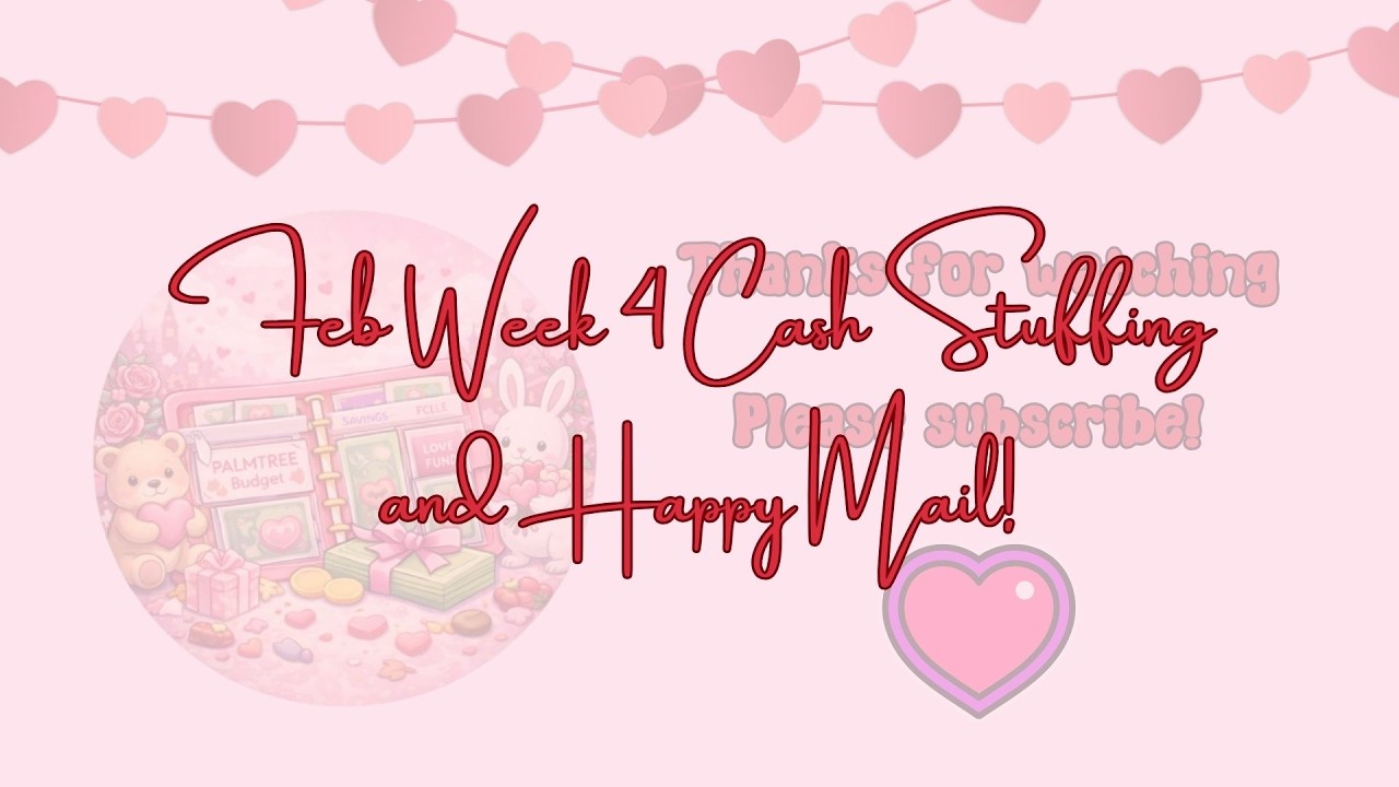Feb Week 4 Cash Stuffing and Happy Mail!