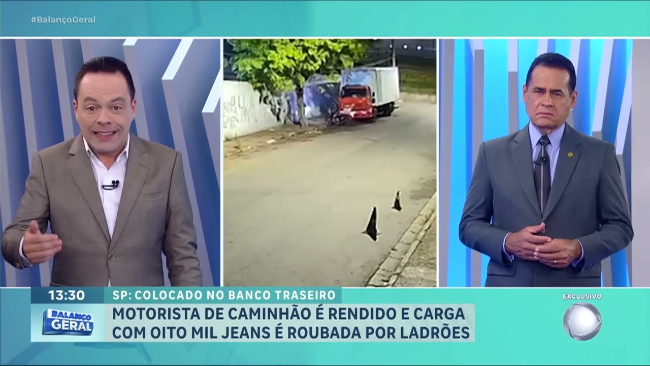 Bandidos sequestram caminhoneiro e roubam carga de 8.000 calças jeans