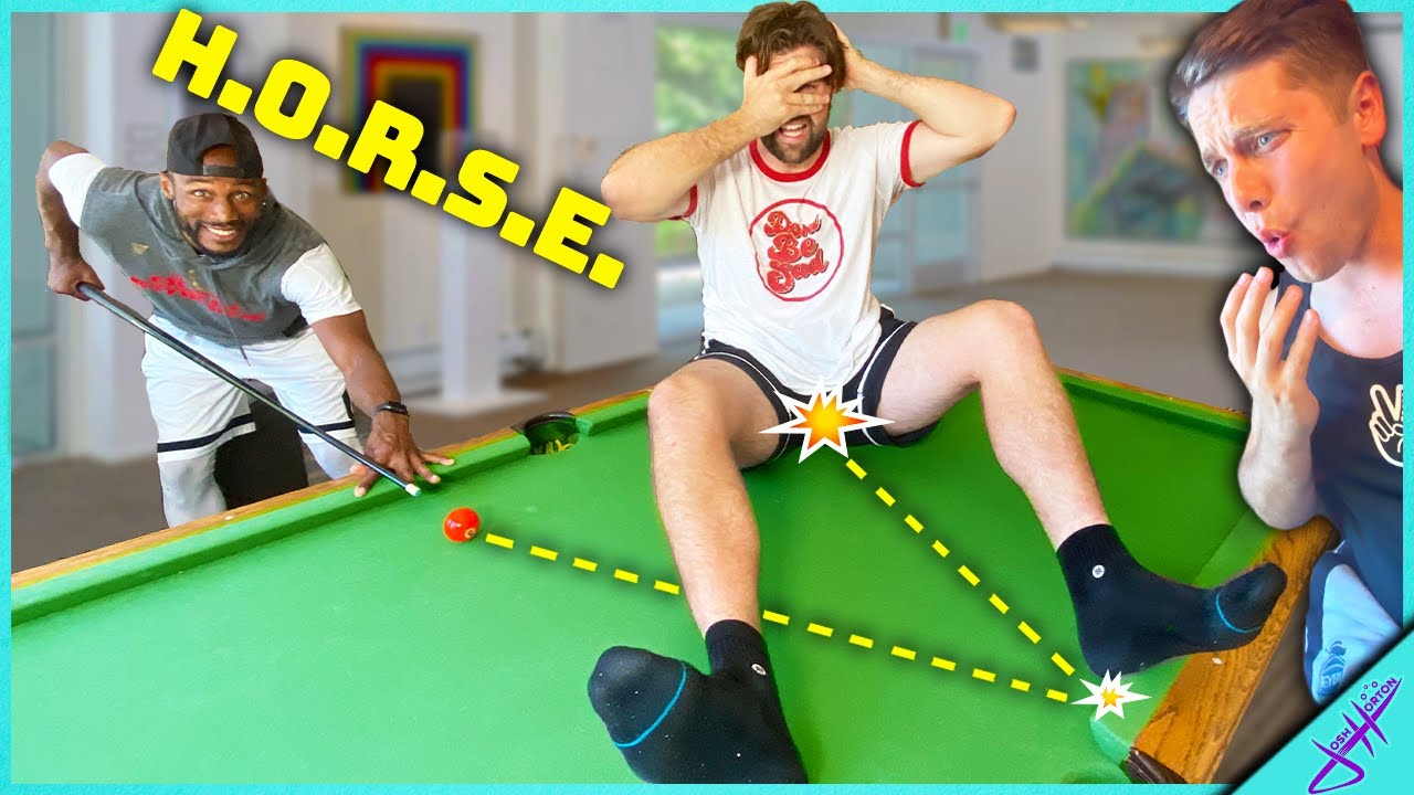 2v2 POOL Trick Shot H.O.R.S.E. *Trust Shot FAIL!*