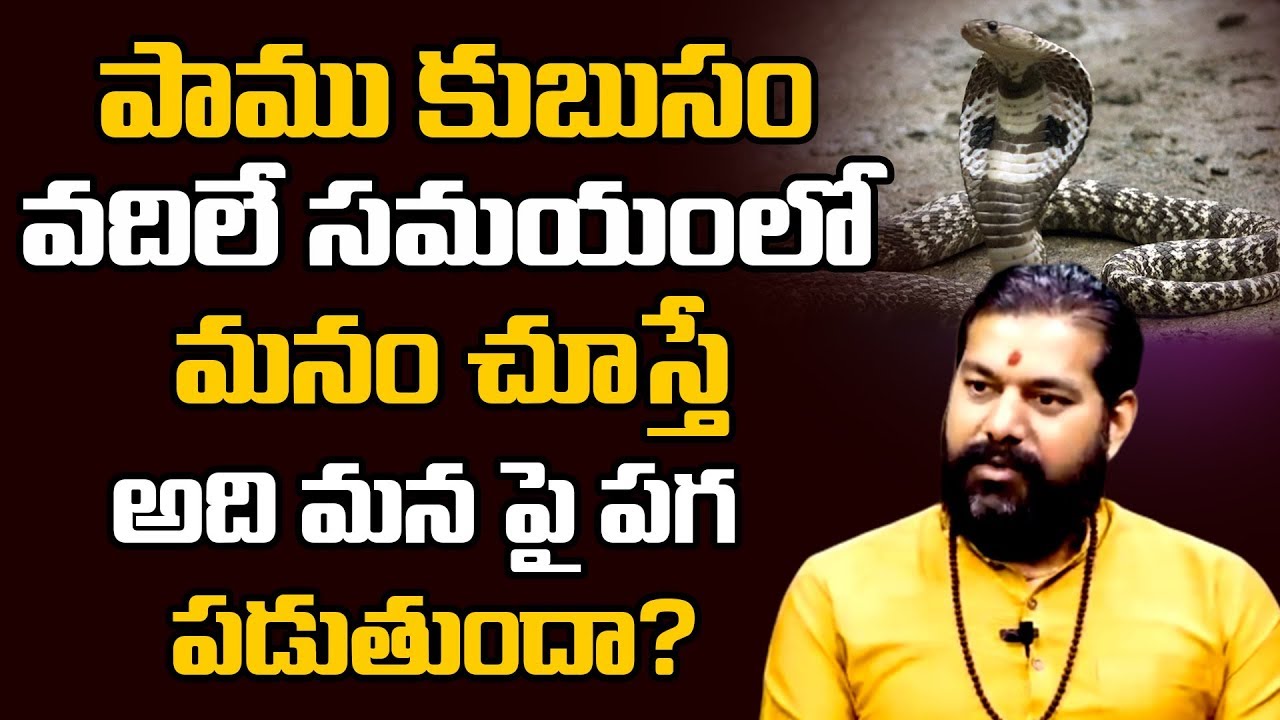 పాము కుబుసం వదిలే సమయంలో మనం చుస్తే? | Astrologer Dr Pradeep Joshi About Snakes | Spiritual Time