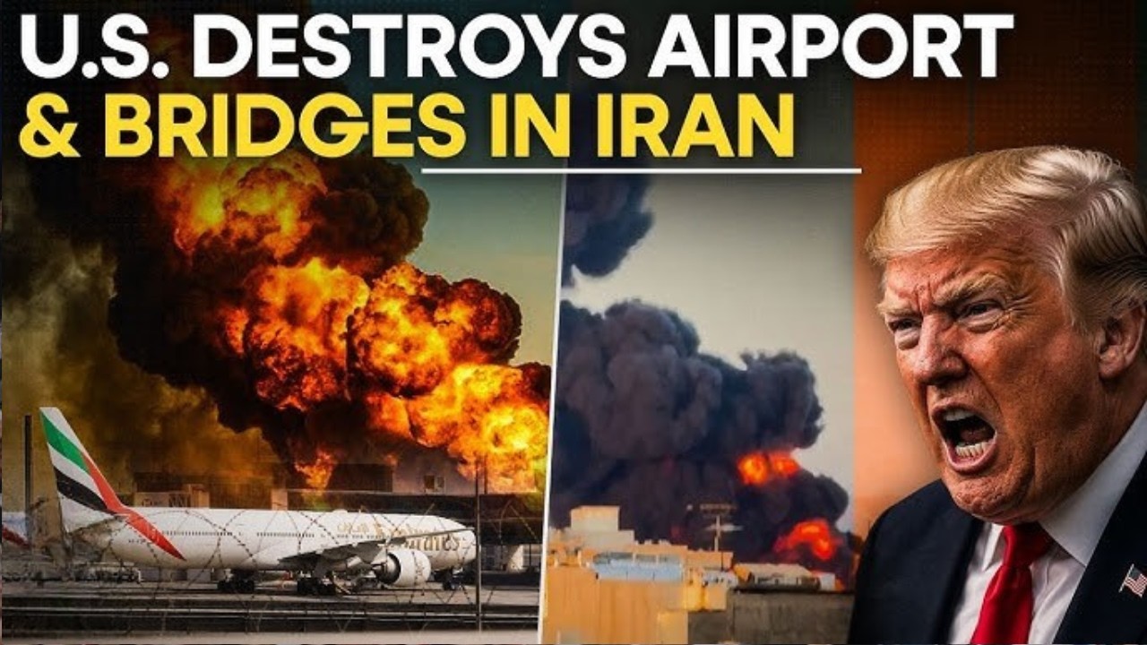 US-Iran War LIVE: US Strikes Destroy Iran's Airport And Bridges, West Asia War Explodes | US News