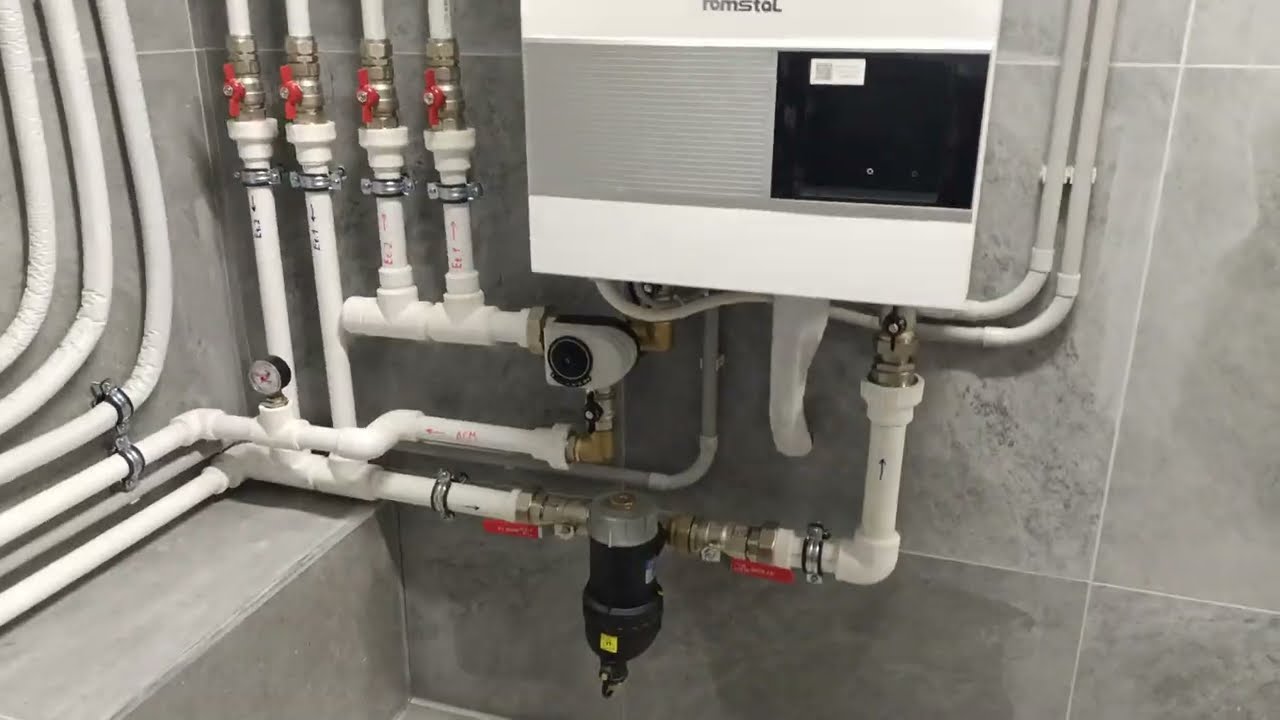 Pompa de caldură Romstal Ecoheat by Midea componenta hidraulică